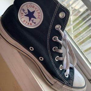black high top converse